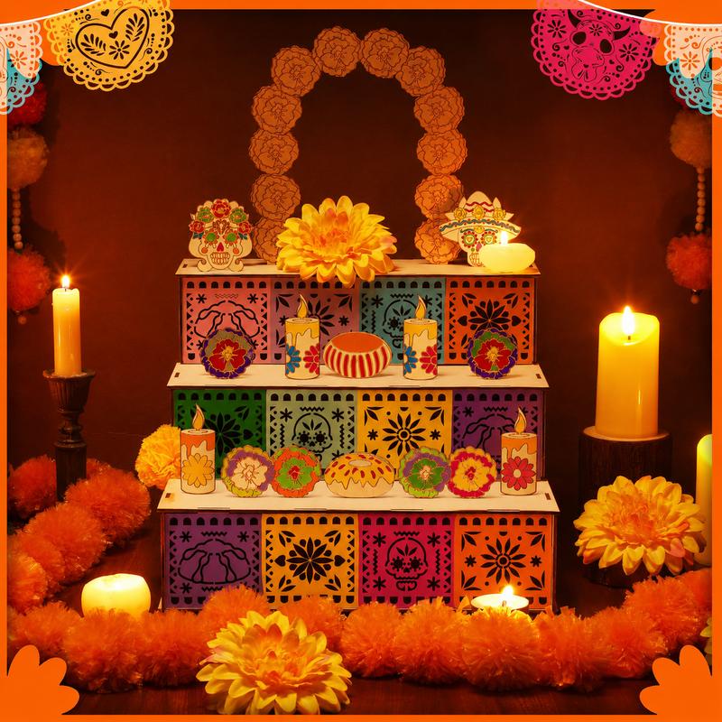 Mi Ofrenda™ 3-Tier Día de los Muertos Altar