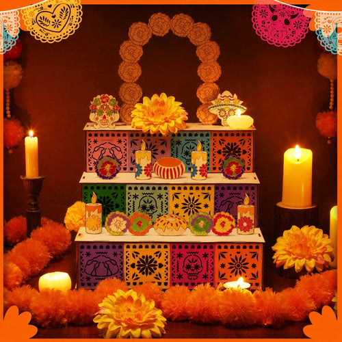 Mi Ofrenda™ 3-Tier Día de los Muertos Altar