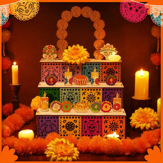 Mi Ofrenda™ 3-Tier Día de los Muertos Altar